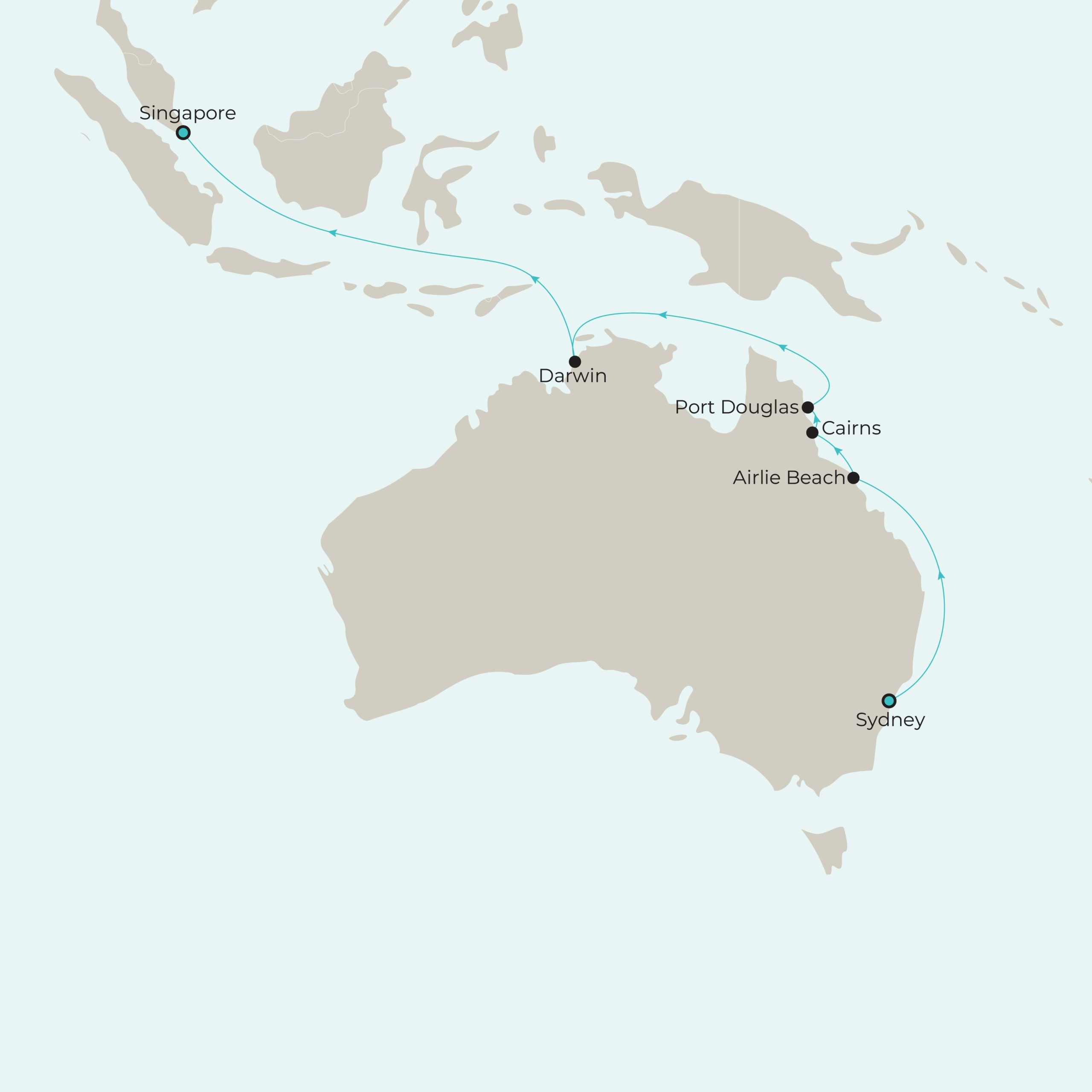 All-Inclusive Celebrity East Australia & Singapore Voyage